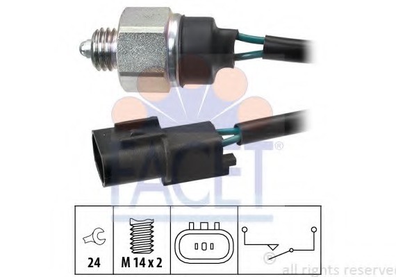 Датчик включения заднего хода FACET 7.6315