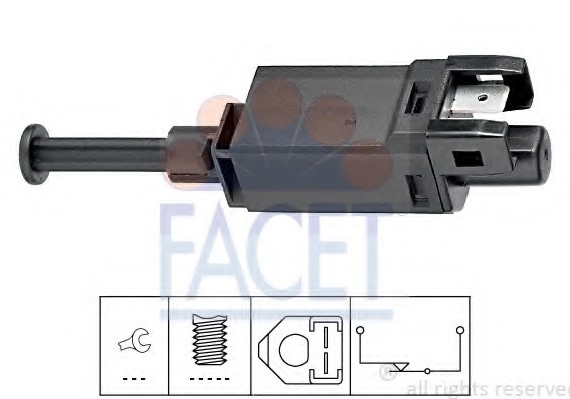 7.1055 FACET Датчик включения стоп-сигнала FACET