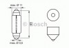 1 987 302 210 BOSCH Лампа салона 12V 10W (пр-во Bosch) (фото 6)
