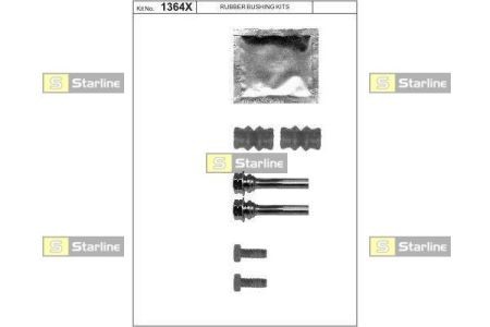 BT PR30 Starline Р/к направляючих суппорта STARLINE