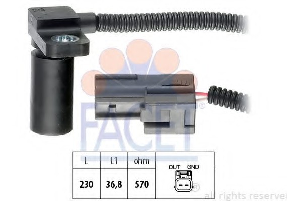 9.0233 FACET Датчик частоты вращения вала FACET