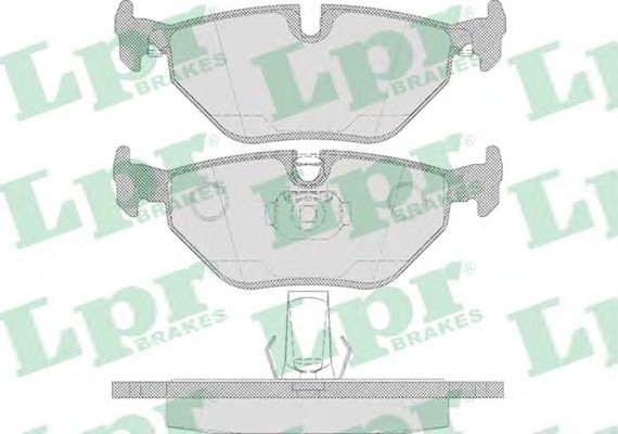 05P650 LPR Гальмівні колодки E39 05P650 LPR