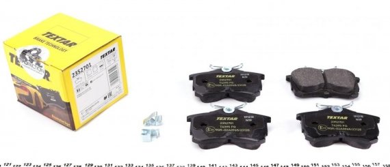 2352701 TEXTAR (Германия) Колодки тормозные, к-кт. TEXTAR