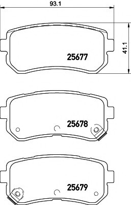 2567701 TEXTAR (Германия) Колодки тормозные, к-кт. TEXTAR