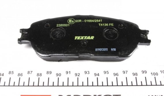 2385501 TEXTAR (Германия) Колодки тормозные, к-кт. TEXTAR