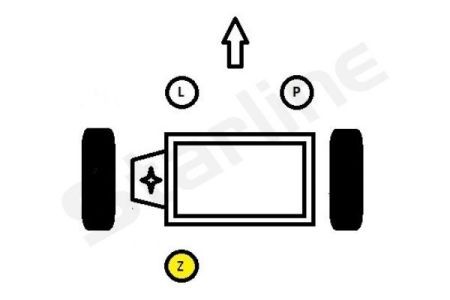 SM 0307 Starline Опора двигуна та КПП STARLINE