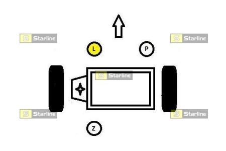 SM 0458 Starline Опора двигуна та КПП STARLINE