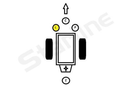 SM 0475 Starline Опора двигателя и КПП STARLINE