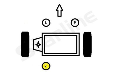 SM 0115 Starline Опора двигуна та КПП STARLINE