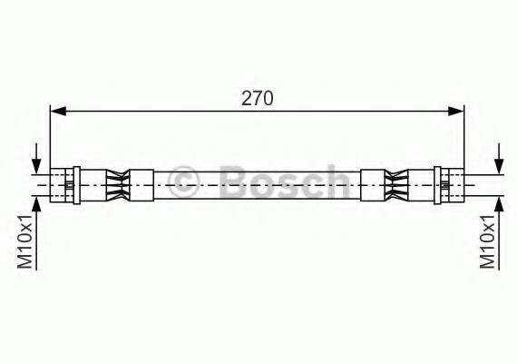 1 987 476 404 BOSCH Тормозной шланг (пр-во Bosch)