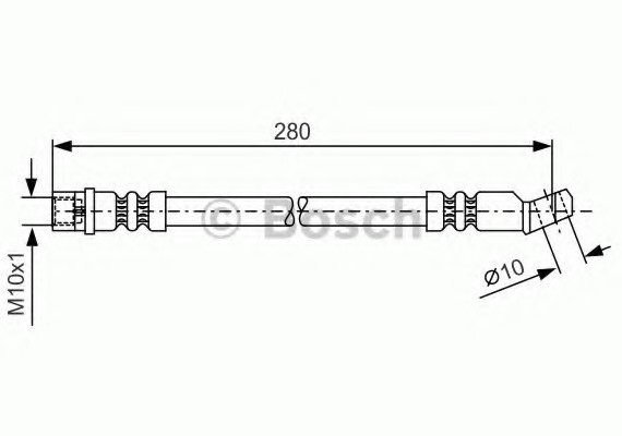1 987 481 014 BOSCH Шланг тормозной (пр-во Bosch)