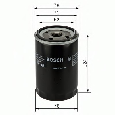 0 451 103 340 BOSCH Фильтр масляный (пр-во Bosch)