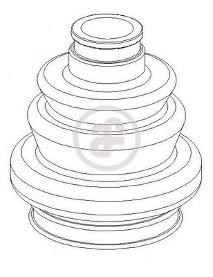 D8 435 AUTOFREN SEINSA Пильовик ШРУСу AUTOFREN (SEIN)