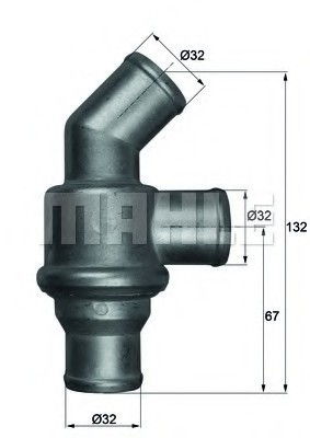 TH 16 80 MAHLE Термостат BMW (пр-во Mahle)