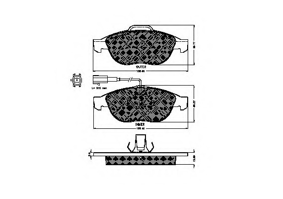 23769 SPIDAN (GKN) Приводний вал SPIDAN (GKN)