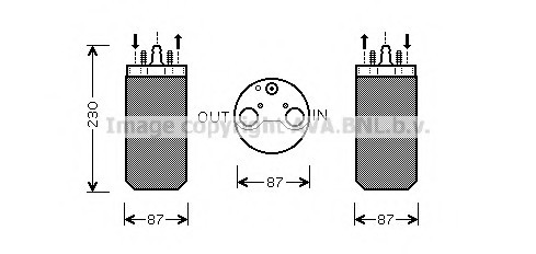 RTD350 AVA COOLING Осушитель кондиционера (RTD350) AVA