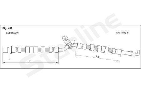 HA ST.1247 Starline Тормозной шланг STARLINE