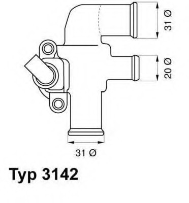 3142.90D WAHLER Термостат (пр-во Wahler)