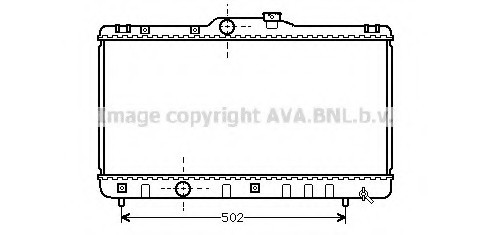 Фото радіатор охлаждения AVA TOA 2147 AVA COOLING TOA 2147 AVA COOLING Радіатор охлаждения AVA