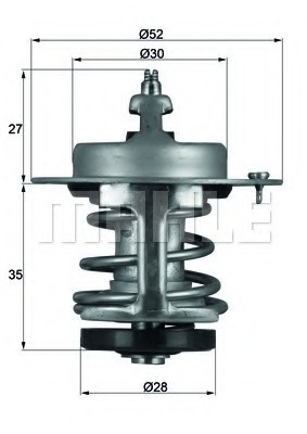 TX 69 79 MAHLE Термостат (пр-во Mahle)