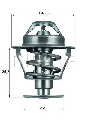 TX 81 89 D MAHLE Термостат (пр-во Mahle)