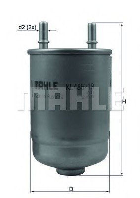 KL485/19D KNECHT Паливний фільтр KNECHT