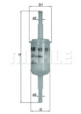 KL15 KNECHT Топливный фильтр KNECHT