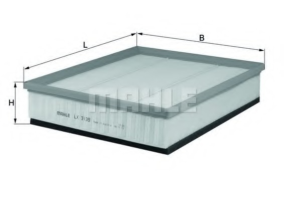 LX3139 KNECHT Повітряний фільтр KNECHT