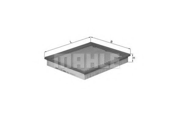 LX1272 KNECHT Воздушный фильтр KNECHT