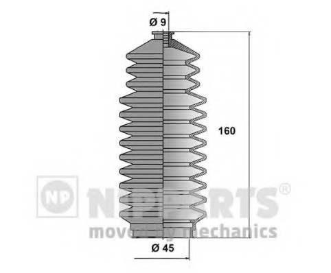 J2841000 NIPPARTS (Нидерланды) Пыльник Шруса NIPPARTS