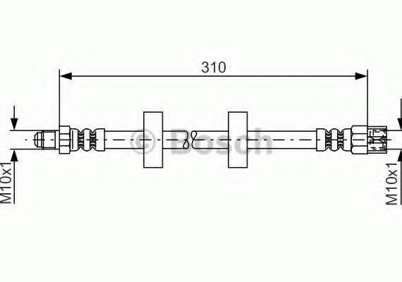 1 987 476 217 BOSCH Тормозной шланг BOSCH