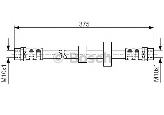 1 987 476 698 BOSCH Тормозной шланг BOSCH