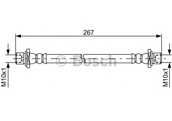 1 987 481 584 BOSCH Тормозной шланг BOSCH