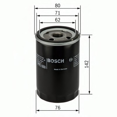 0 451 103 092 BOSCH Масляний фільтр BOSCH