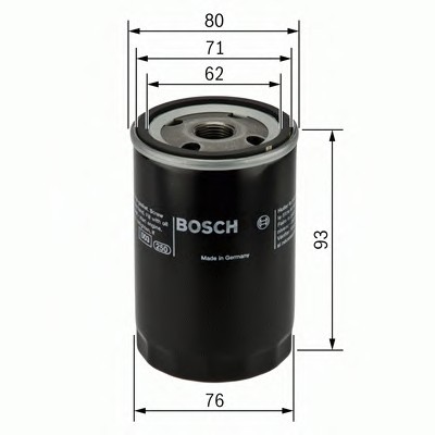 0 451 103 337 BOSCH Масляний фільтр BOSCH