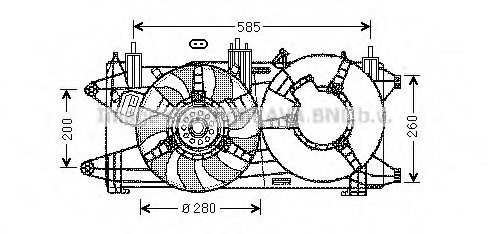 Фото ft вентилятор ava FT 7573 AVA COOLING FT 7573 AVA COOLING FT Вентилятор AVA