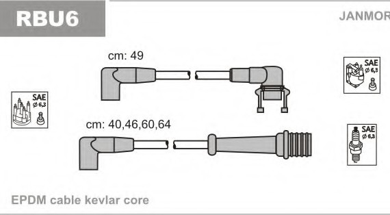 RBU6 JANMOR (Польша) Провід RBU6