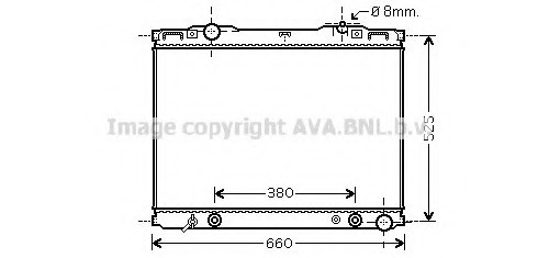 KAA 2139 AVA COOLING Радиатор AVA