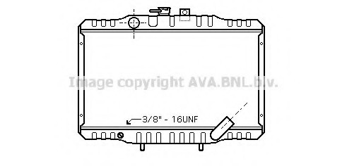 MTA 2062 AVA COOLING Радiатор AVA