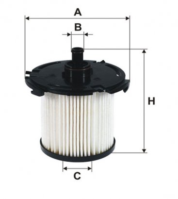 WF8482 WIX-FILTRON Фильтр топливный Ford Tourneo Custom (2012), Transit (07), Transit Custom (2012) WF8482 WIX FILTERS