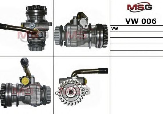 VW 006 MS GROUP Насос ГУР новий VW MULTIVAN V 03-09,TOUAREG 03-10,TRANSPORTER V 03-09,TRANSPORTER V  03-09