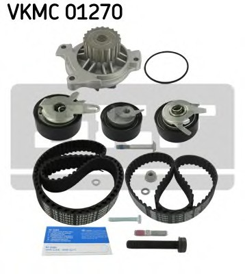 VKMC 01270 SKF Роликовый модуль натяжителя ремня (ролик, ремень, насос) VKMC 01270 SKF
