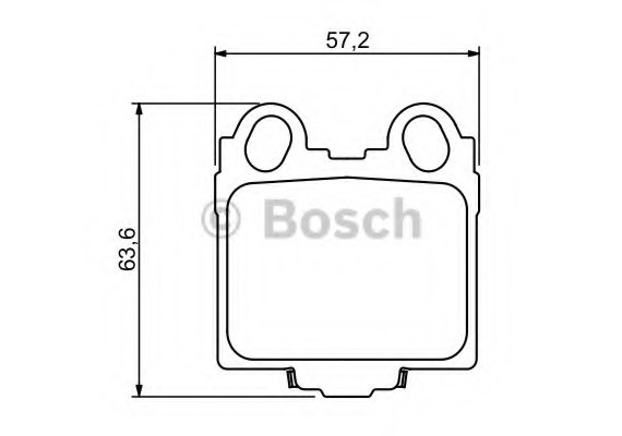0986494231 BOSCH Тормозные колодки дисковые задні LEXUS GS/IS 97- 0986494231 BOSCH