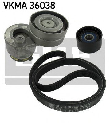 VKMA 36038 SKF Роликовый модуль натяжителя ремня (ролик, ремень) VKMA 36038 SKF