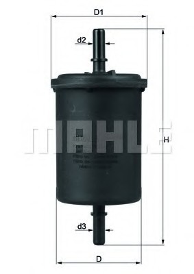 KL 416/1 MAHLE Фільтр палива