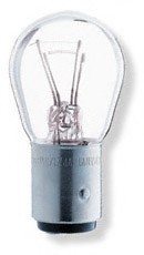7225-02B OSRAM (Япония) Лампа допоміжн. освітлення Р21/4W 12V 21/4W ВАZ15d (2 шт) blister (вир-во OSRAM)