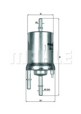 KL 156/1 MAHLE Фільтр палива