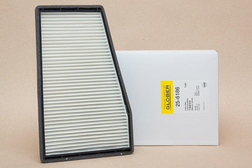 256186 GLOBER Фільтр салону CHEVROLET Epica V200 04-06, Epica V250 06-14, Evanda V200 04-06; CHERY Eastar 03-13
