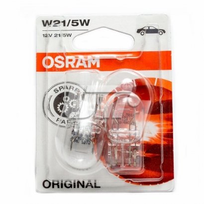 7515-02B OSRAM (Япония) Лампа допоміжн. освітлення 12V 21/5W W3x16q (2 шт) blister (вир-во OSRAM)