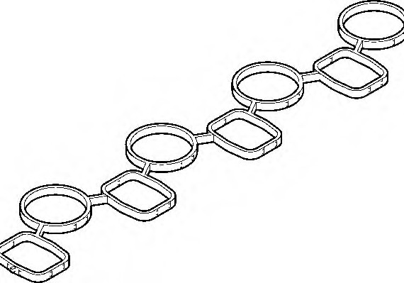 262.630 ELRING (Germany) Прокладка коллектора двигателя резиновая 262.630 ELRING
